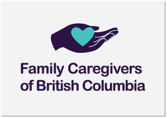 Button with link to family caregivers of British Columbia 
