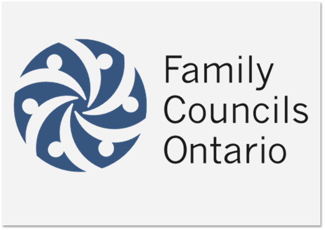 Button with link to family councils Ontario