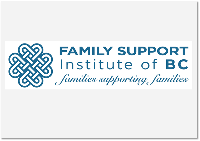 Button with link to family support institute of BC