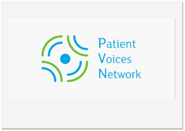 Button with link to Patient Voices Network
