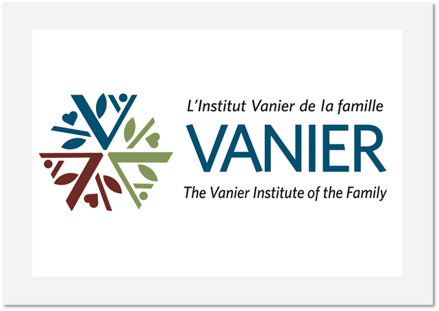 Button with link to the Vanier institute of the family